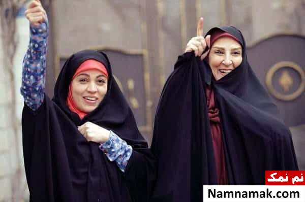 شیدا خلیق و مرجانه گلچین بازی مرجانه گلچین و شیدا خلیق در سریال نوروزی زوج یا فرد