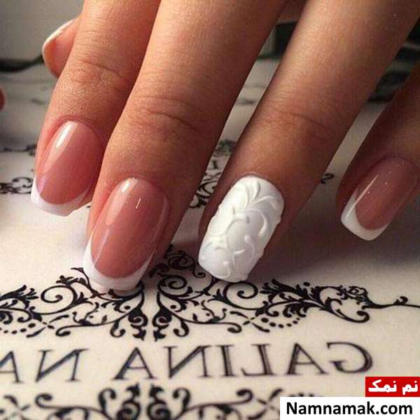 فرنچ ناخن عروس مدل فرنچ ناخن عروس