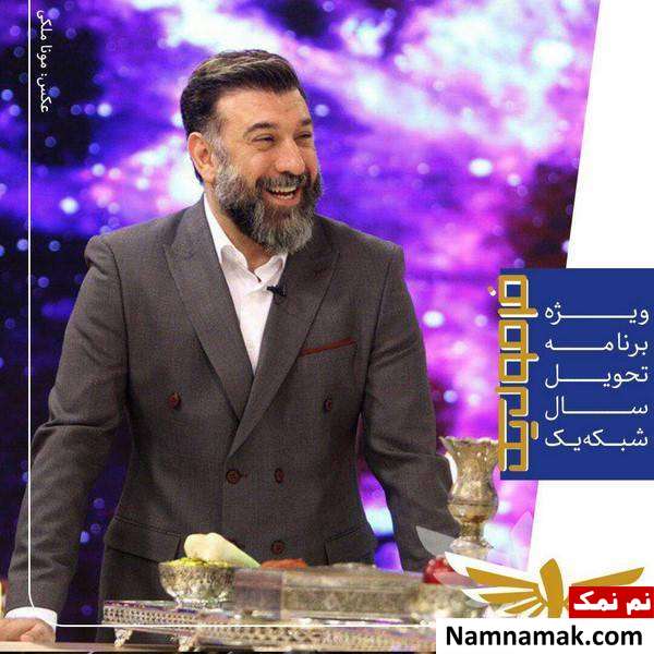 علی انصاریان علی انصاریان در برنامه نوروزی فرمول یک