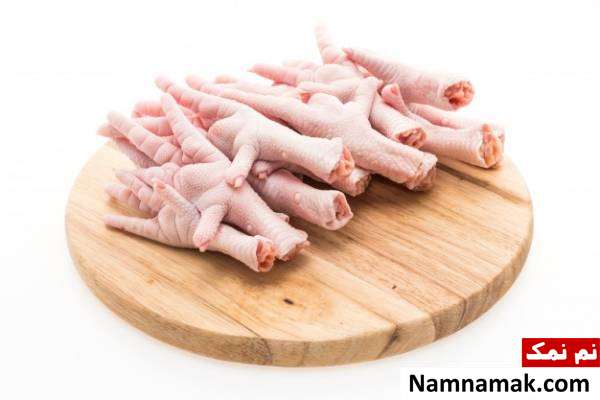 پاک کردن پای مرغ خواص پای مرغ