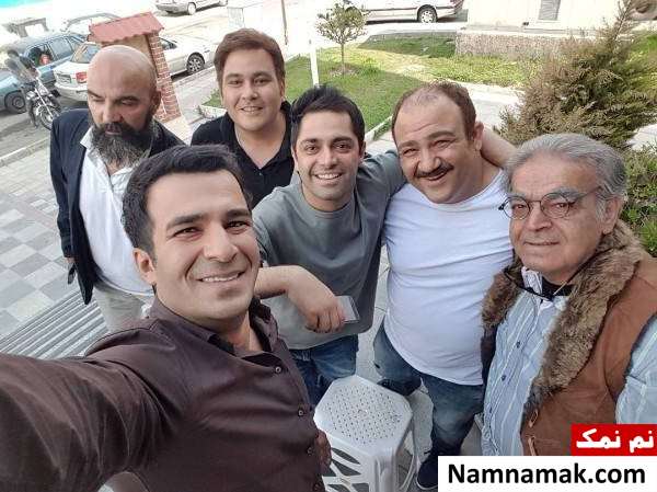 اشکان اشتیاق و بازیگران سریال پنچری