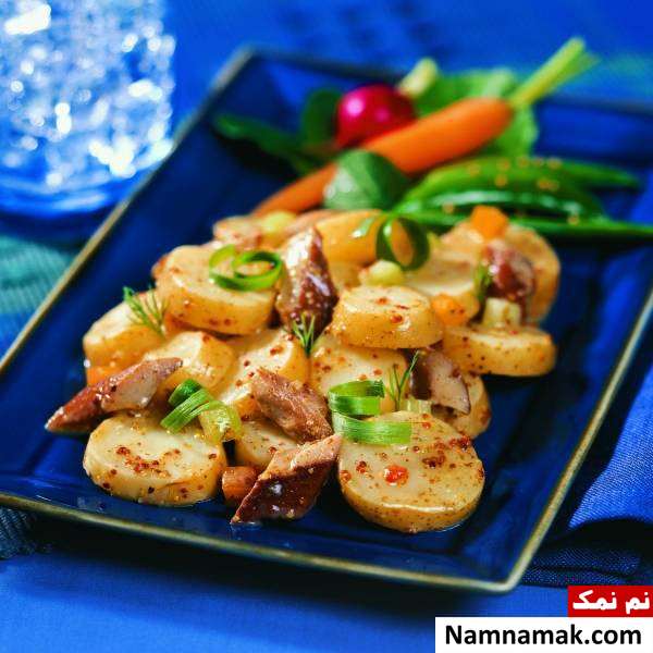 طرز تهیه سالاد سیب زمینی