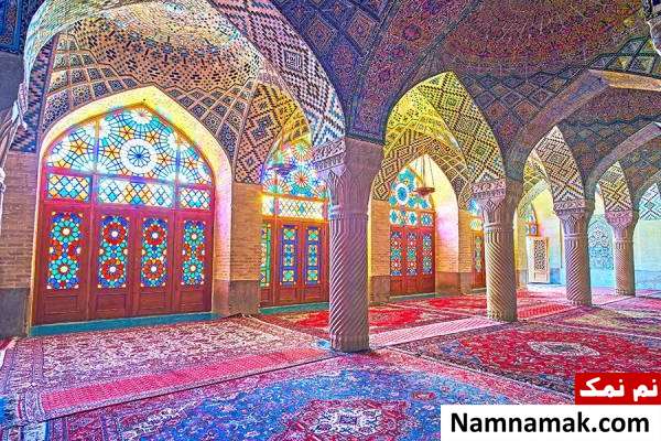 معماری مسجد نصیرالملک شیراز