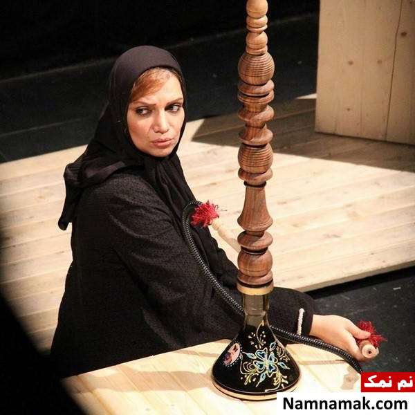 گریم الهام پاوه نژاد عکسی از گریم الهام پاوه نژاد در صحنه تئاتر