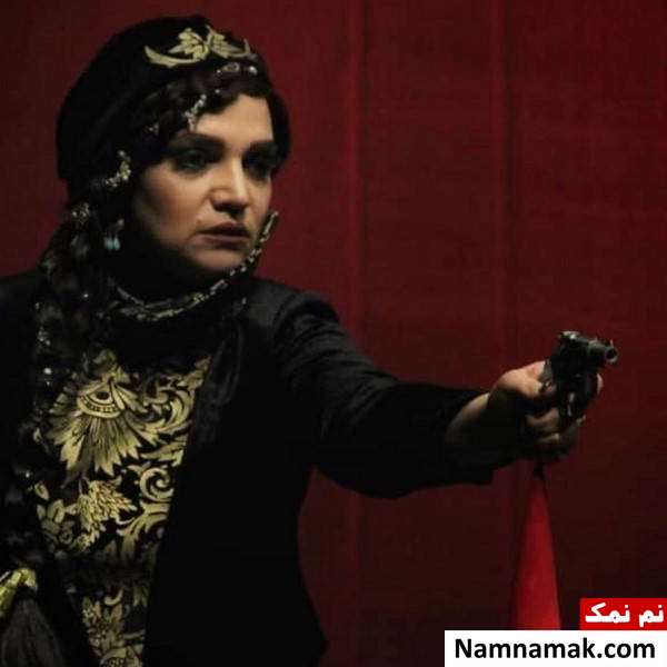 الهام پاوه نژاد در تئاتر عکسی از گریم الهام پاوه نژاد در تئاتر