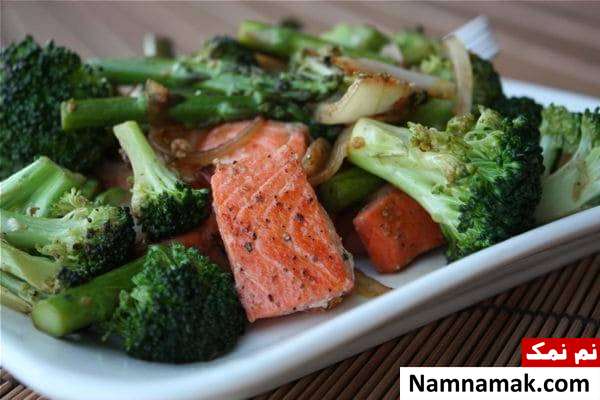 طرز تهیه خوراک سالمون