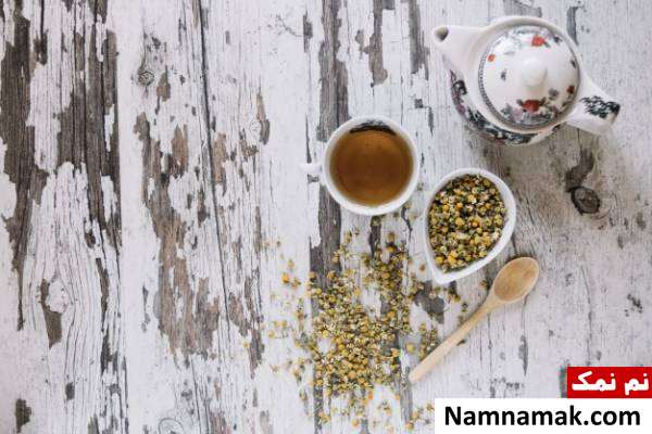 چای بابونه برای کودک رفع دل درد نوزاد
