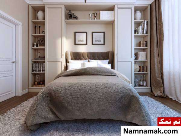 شلف برای اطراف تخت خواب