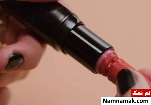 چسباندن رژلب شکسته روش چسباندن رژلب شکسته
