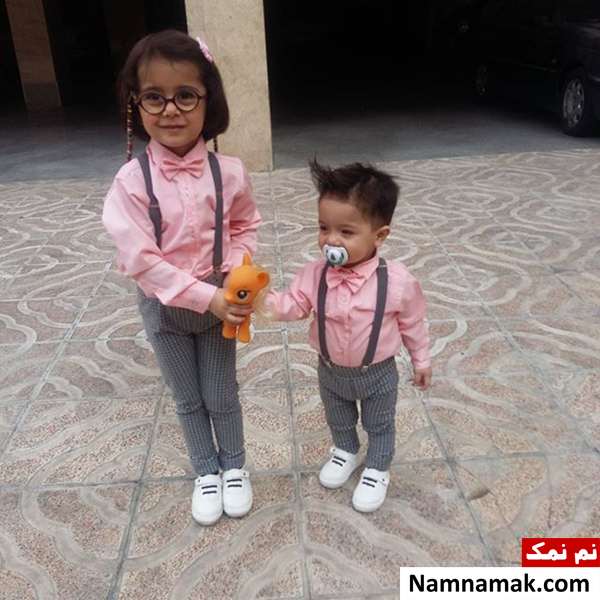 دلسا ملکی و برادرش سام