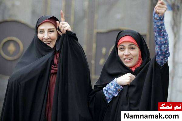 عکسی از شیدا خلیق و مرجانه گلچین در سریال نوروزی زوج یا فرد