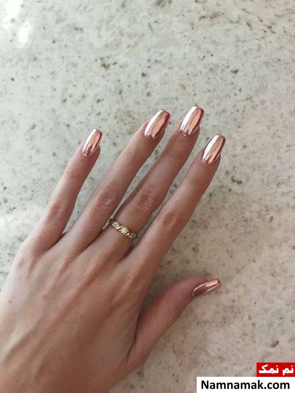 مدل لاک آینه ای مدل لاک آینه ای خوش رنگ و زیبا
