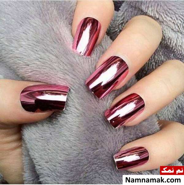لاک کروم صورتی مدل لاک کروم صورتی خوشگل