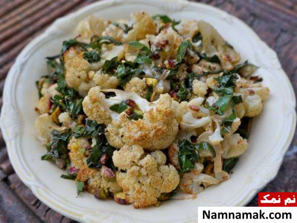 طرز تهیه سالاد چیمیچوری گل کلم