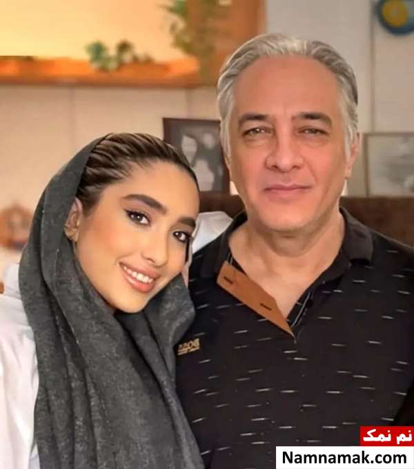 عکسی از ایرج نوذری و دخترش