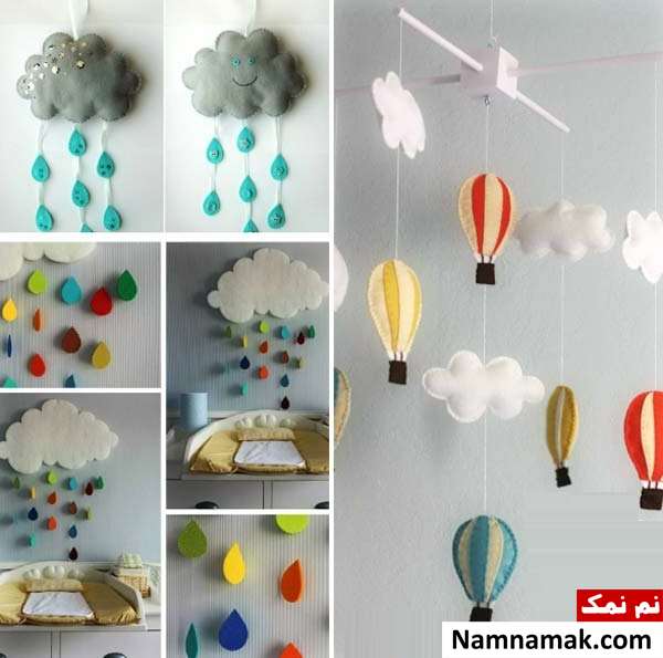 کاردستی تزیین اتاق کودک