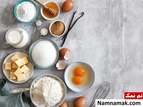 علت خمیر شدن وسط کیک