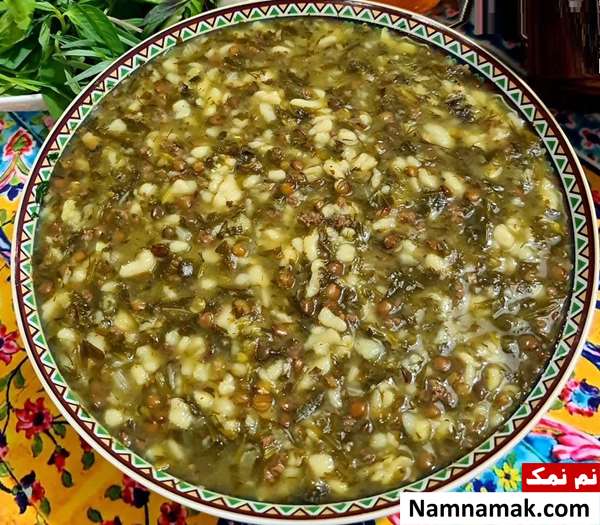 طرز تهیه آش اوماج تبریز