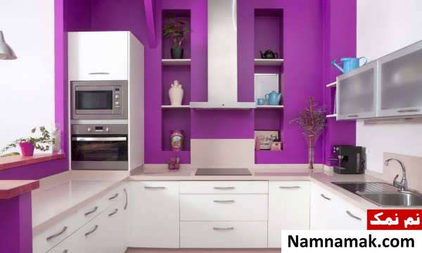 مدل کابینت سفید برای آشپزخانه 