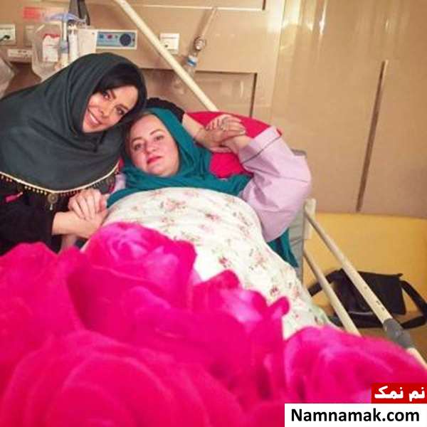 عیادت بانوان هنرمند از نعیمه نظام دوست نعیمه نظام دوست