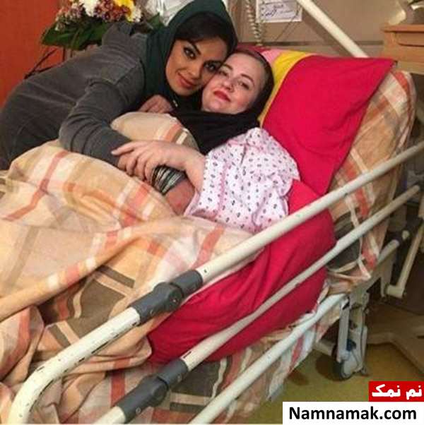 عیادت بانوان هنرمند از نعیمه نظام دوست نعیمه نظام دوست