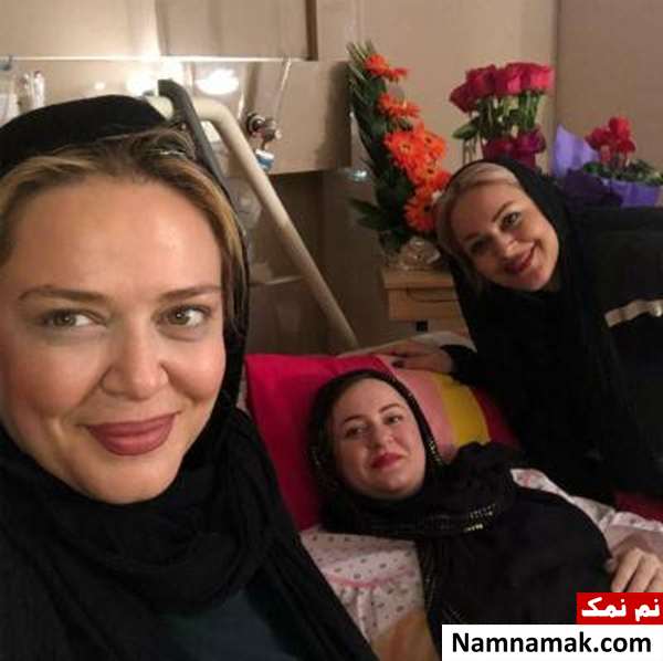 عیادت بانوان هنرمند از نعیمه نظام دوست نعیمه نظام دوست