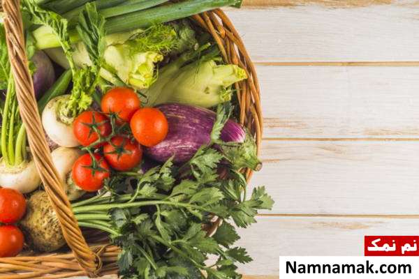 فیبر سبزیجات مصرف سبزیجات برای سکته