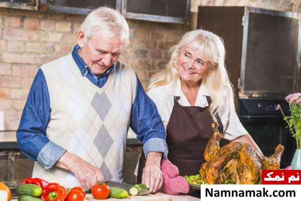 رژیم غذایی پیرها تغذیه سالم در سنین بالا