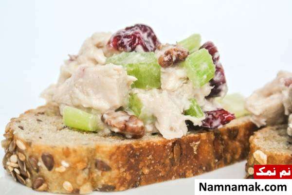 طرز تهیه سالاد کرفس و مرغ