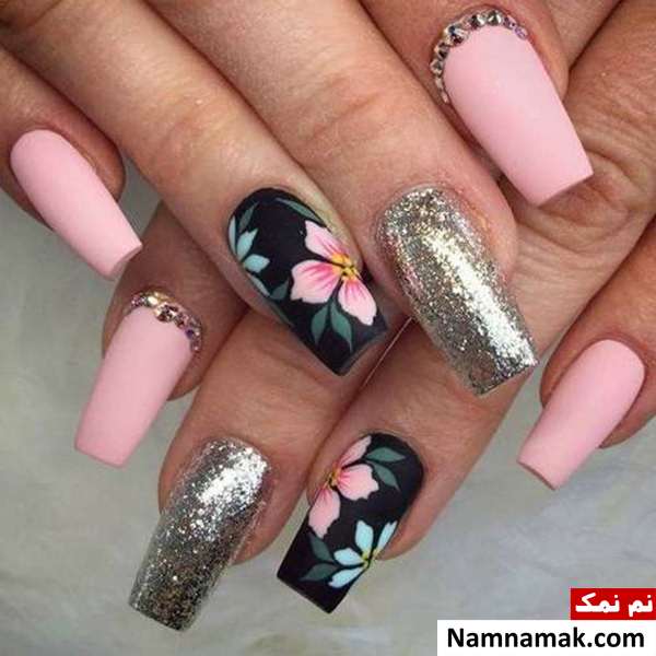 طراحی ناخن بهاری جدید و شاد