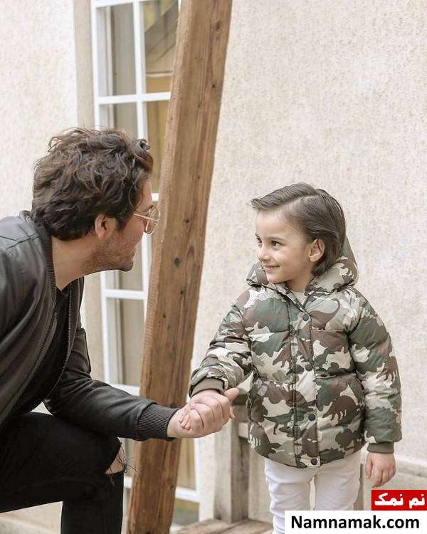 عماد طالب زاده و پسرش
