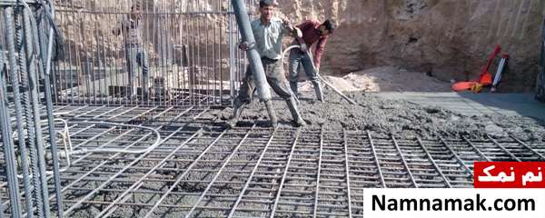 بتن ریزی پی