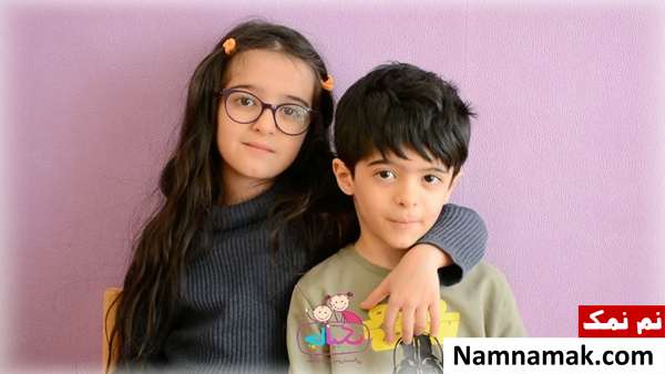 دوقلوهای مجید صالحی عکسی از حنا و آروین دوقلوهای مجید صالحی