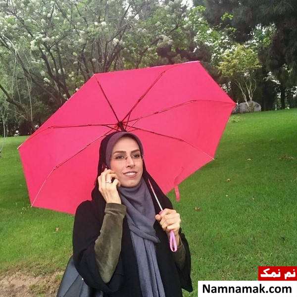 زندگینامه نرگس سادات پناهی و همسرش عکسی از نرگس سادات پناهی گوینده خبر