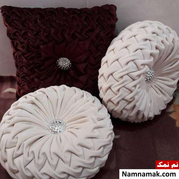 مدل کوسن گرد چین دار