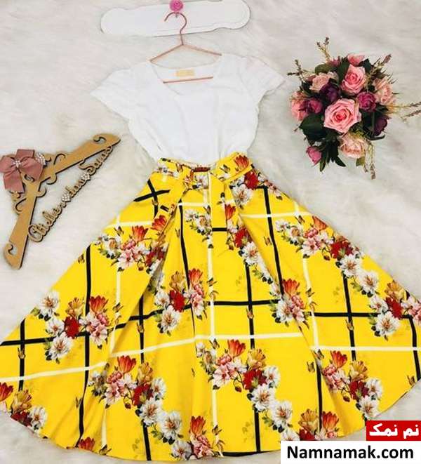 ست لباس تابستانی در رنگ های شاد