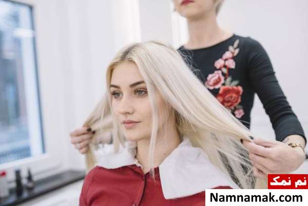 موهای کراتینه شده موهای کراتینه و لخت شده
