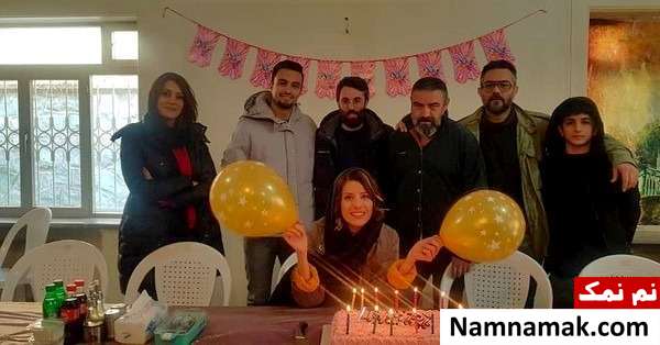  تولد سارا بهرامی در پشت صحنه فیلم سینمایی لتیان