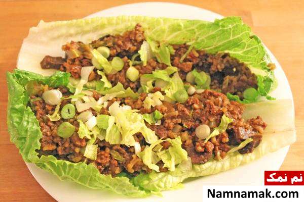 طرز تهیه سالاد کاهو آسیایی