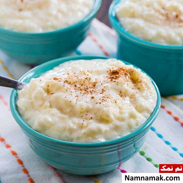 درست کردن پودینگ برنج