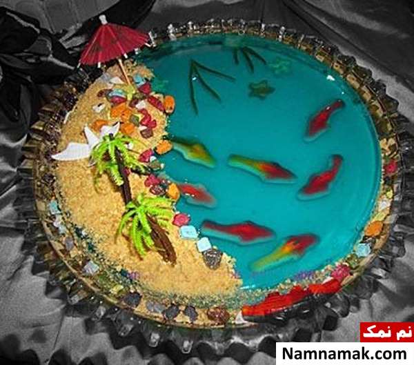 طز تهیه ژله آکواریوم