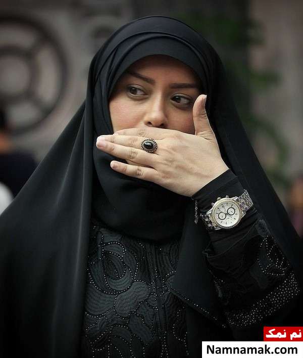 الهام چرخنده عکس با حجاب الهام چرخنده
