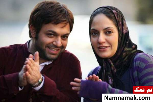 مهناز افشار و صابر ابر بازی مهناز افشار و صابر ابر در برف روی کاج ها
