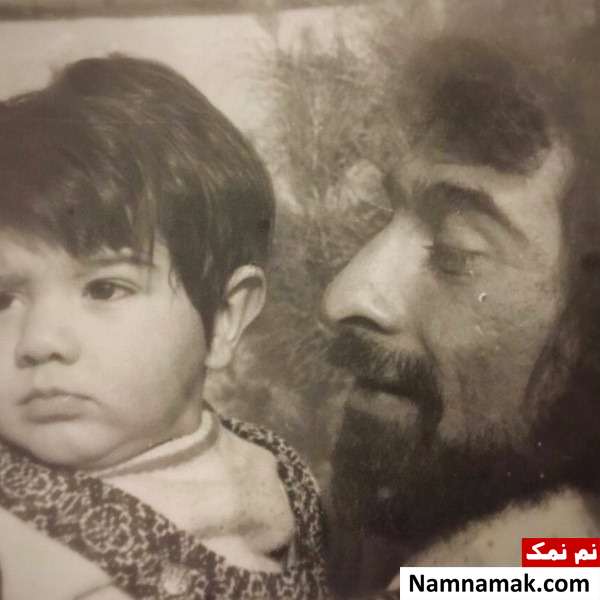 برزو ارجمند و پدرش عکسی از برزو ارجمند و پدرش