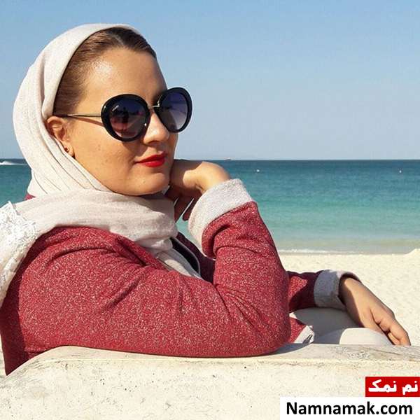 زندگینامه پوران مرادی و همسرش پوران مرادی با عینک آفتابی