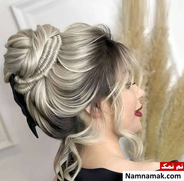انواع شینیون های ساده و شیک