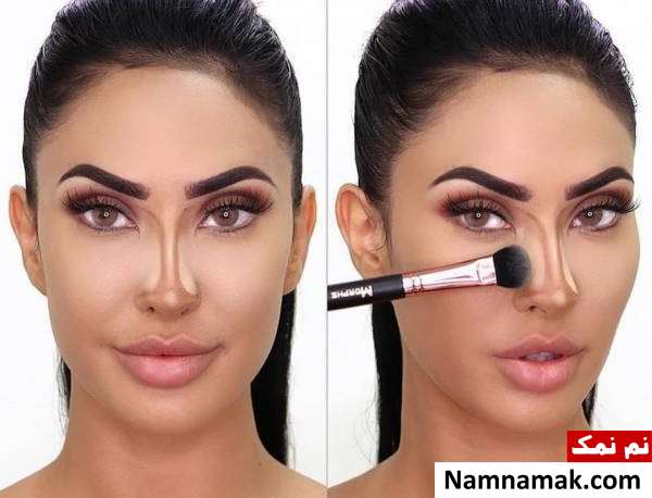 میکاپ بینی بزرگ