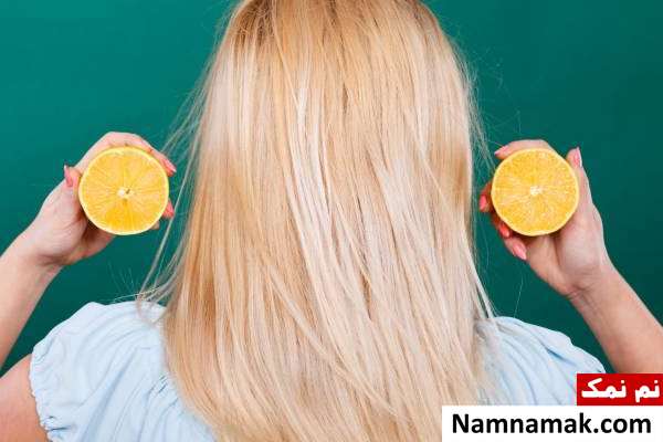 رنگ کردن طبیعی مو با لیمو تغییر رنگ مو با آبلیمو