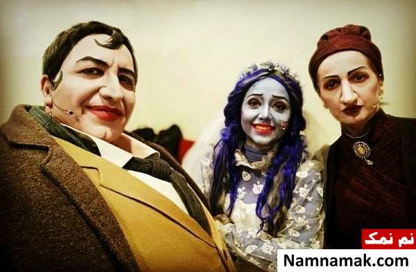 نازنین بیاتی و شقایق دهقان بازی نازنین بیاتی و شقایق دهقان در نمایش عروس مردگان