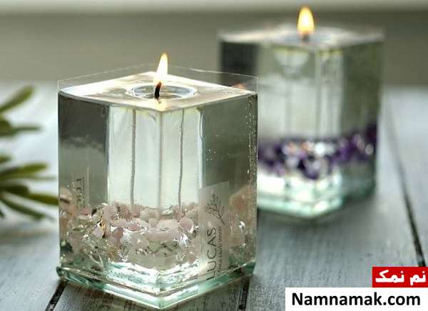 آموزش ساخت انواع شمع ژله ای